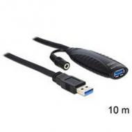 Delock usb3.0 verl. a -> a st / bu 10.00m aktiv (83415)