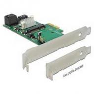 Pci expr card delock 3x sata iii + 1x msata int +lowprofile (89371)