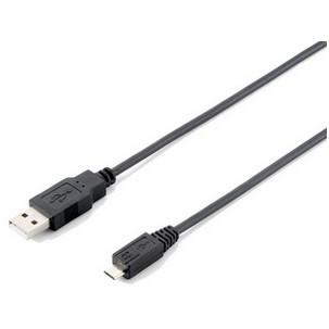 USB 2.0 Anschlusskabel, USB-A Stecker - Micro USB-B Stecker 128594