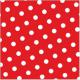 Motivservietten "Dots" fuchsia 82756