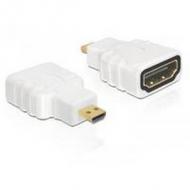 DELOCK Adapter HDMI-A Buchse -D weiss (65276)