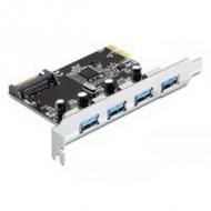 DELOCK PCIe USB 3.0 4 Port VIA-Chipset (89297)