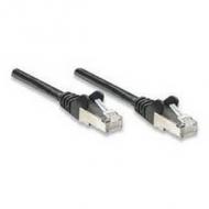 INTELLINET Netzwerkkabel Cat6 U / UTP CCA Cat6-kompatibel RJ45-Stecker / RJ45-Stecker 1,0 m schwarz (342049)