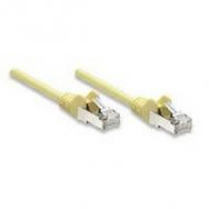 INTELLINET Netzwerkkabel Cat6 U / UTP 3,0m Gelb RJ-45 Stecker  /  RJ-45 Stecker Vergoldete Kontakte Polybeutel (342377)