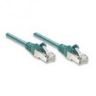 INTELLINET Netzwerkkabel Cat6 U / UTP 0,5m Gruen RJ-45 Stecker  /  RJ-45 Stecker Vergoldete Kontakte Polybeutel (342469)