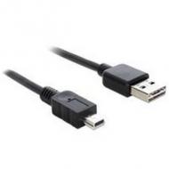 DELOCK Kabel EASY USB 2.0-A Mini USB 5Pin Stecker / Stecker 1 m (83362)
