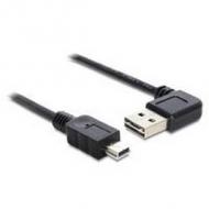 DELOCK Kabel EASY USB 2.0-A 90G gewinkelt Mini USB 5 Pin Stecker/Stecker 2 m (83379)