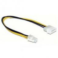 DELOCK Kabel Power Molex 4pin St - P4 Stecker 4pin 30cm (65611)