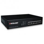 INTELLINET 8-Port PoE+ Desktop Gigabit Switch 8 x PoE-Ports, IEEE 802.3at / af Power-over-Ethernet (PoE+ / PoE) Endspan (560641)