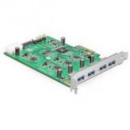 DELOCK IOI PCIe USB 3.0 Quad Channel 4 Port (89325)