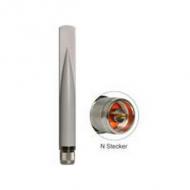 DELOCK Antenne WLAN N-Stecker 802.11 b / g / n 2,5 dBi omni starr grau outdoor (88452)