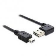 DELOCK Kabel EASY USB 2.0-A 90G gewinkelt Mini USB 5 Pin Stecker / Stecker 3 m (83380)