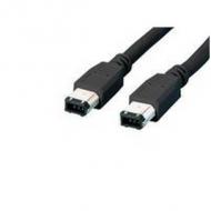 Mediarange firewire-kabel ieee1394 1,8m, black (mrcs122)