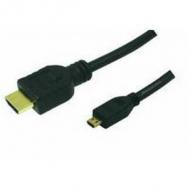 Hdmi-kabel logilink ethernet a - micro d st / st 1.00m (ch0030)