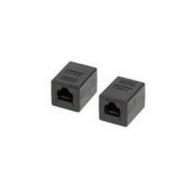 Patchkabelverbinder logilink 1:1 2x rj45 cat.6 utp, schwarz (np0034)