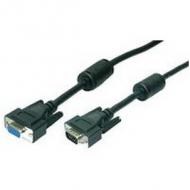 Logilink vga cable st / bu black 2x ferrit core 10m (cv0019)