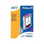 Pelikan wiederbefllte Tinte 4109026 ersetzt HP940XL / Nr. 940 XL, magenta, Inhalt: 20 ml, Gruppe 1716 wiederaufbereitet nach DIN 33871-2 (4109026 / H77) fr hp Offi jet PRO 8000 / 8000 Enterprise / 8000 Wireless / 8500 / 8500A /