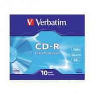 Verbatim cd-r 52x            10er-sc 700mb / extra protection surfa (43415)