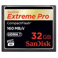 SANDISK Extreme PRO 32GB CompactFlash Card UDMA7 VPG65 160MB / s lesen / 150MB / s schreiben (SDCFXPS-032G-X46)