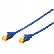 Patchkabel Kat. 6A, S/FTP, blau