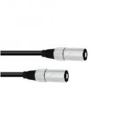 OMNITRONIC Adapterkabel XLR(M) / XLR(M) 0,2m sw (3022075A)