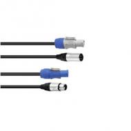 SOMMER CABLE Kombikabel DMX PowerCon / XLR 2,5m (30307380)
