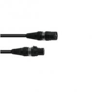 SOMMER CABLE DMX Kabel XLR 3pol 1m sw Hicon (30307455)