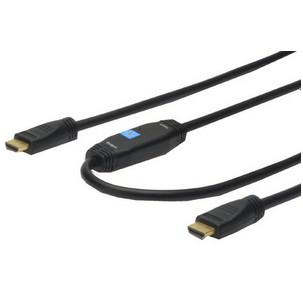 HDMI Monitorkabel mit Verstärker und Ethernet-Kanal AK-330118-300-S