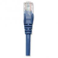 INTELLINET Netzwerkkabel Cat5e U / UTP 10m Blau RJ-45 Stecker  /  RJ-45 Stecker Snagless Vergoldete Kontakte Polybeutel (325936)