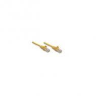 INTELLINET Netzwerkkabel Cat5e U / UTP 10m Gelb RJ-45 Stecker  /  RJ-45 Stecker Snagless Vergoldete Kontakte Polybeutel (325974)