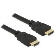 DELOCK Kabel HDMI A Stecker HDMI A Stecker High Speed mit Ethernet 4K 1,0 m (84752)