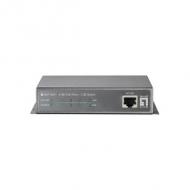 LevelOne PoE Switch GEP-0521, 4 GE PoE + 1 GE, 120 Watt Gesamt-PoE-Leistung: 120 Watt, bis zu 30 Watt pro Port, Kabelübertragung und Empfang für 10 / 100 / 1000 MBit / Sek., 9K-Jumbo-Frames für bessere Datenübertragung, automatische Erkennung und Schutz von Nicht-Standard-PoE Geräten (GEP0521  /  570767)