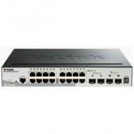 D-LINK D 1510-20 20-Port Smart Managed Gigabit Stack Switch 16x 10/100/1000 Mbps 2x Gigabit SFP 2x 10G SFP+ Layer2 (D 1510-20)