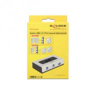 DELOCK Switch 2-port USB 3.0 manuell bidirektional Delock (87667)