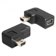 Delock usb adapter mini b -> mini b st / bu 90° gewinkelt (65448)