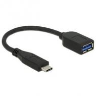 Delock usb3.1 kabel c -> a st / bu 0.10m koaxial sw prem (65684)