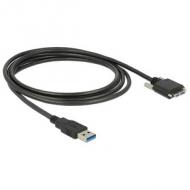 Usb3.0 kabel delock a -> micro-b st / st 3.00m mit schraube (83599)