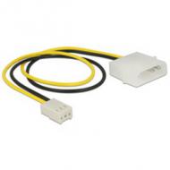 Delock stromkabel molex 2pin -> 3pin st / bu 0,30m (83659)