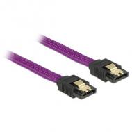 Sata-kabel delock sata iii - sata st / st 0.20m violett premi (83689)