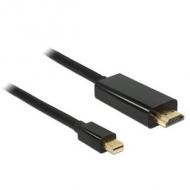 Delock displayport kabel mini dp -> hdmi st / st 2.00m schwarz (83699)