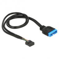 Delock usb3.0 kabel pinheader 19pin -> 8pin st / bu 0.4 (83776)