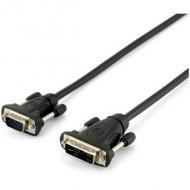 Equip vga kabel hd15 -> dvi 12+5  1.80m 1920x1200 schwarz polybeutel (118943)