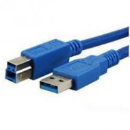 Mediarange anschlusskabel usb 3.0 stecker a / b 3m blau (mrcs149)