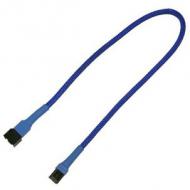 Kabel nanoxia 3-pin verlängerung, 30 cm, blau (nx3pv30b)