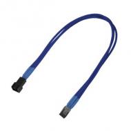 Kabel nanoxia 3-pin verlängerung, 30 cm, single, blau (nx3pv3eb)