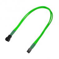 Kabel nanoxia 3-pin verlängerung, 30 cm, single, neon-grün (nx3pv3eng)