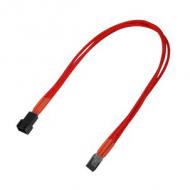 Kabel nanoxia 3-pin verlängerung, 30 cm, single, rot (nx3pv3er)