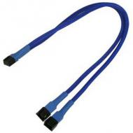 Kabel nanoxia 3-pin y-kabel, 30 cm, blau (nx3py30b)