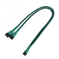 Kabel nanoxia 3-pin y-kabel, 30 cm, grün (nx3py30g)