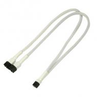 Kabel nanoxia 3-pin y-kabel, 30 cm, weiß (nx3py30w)